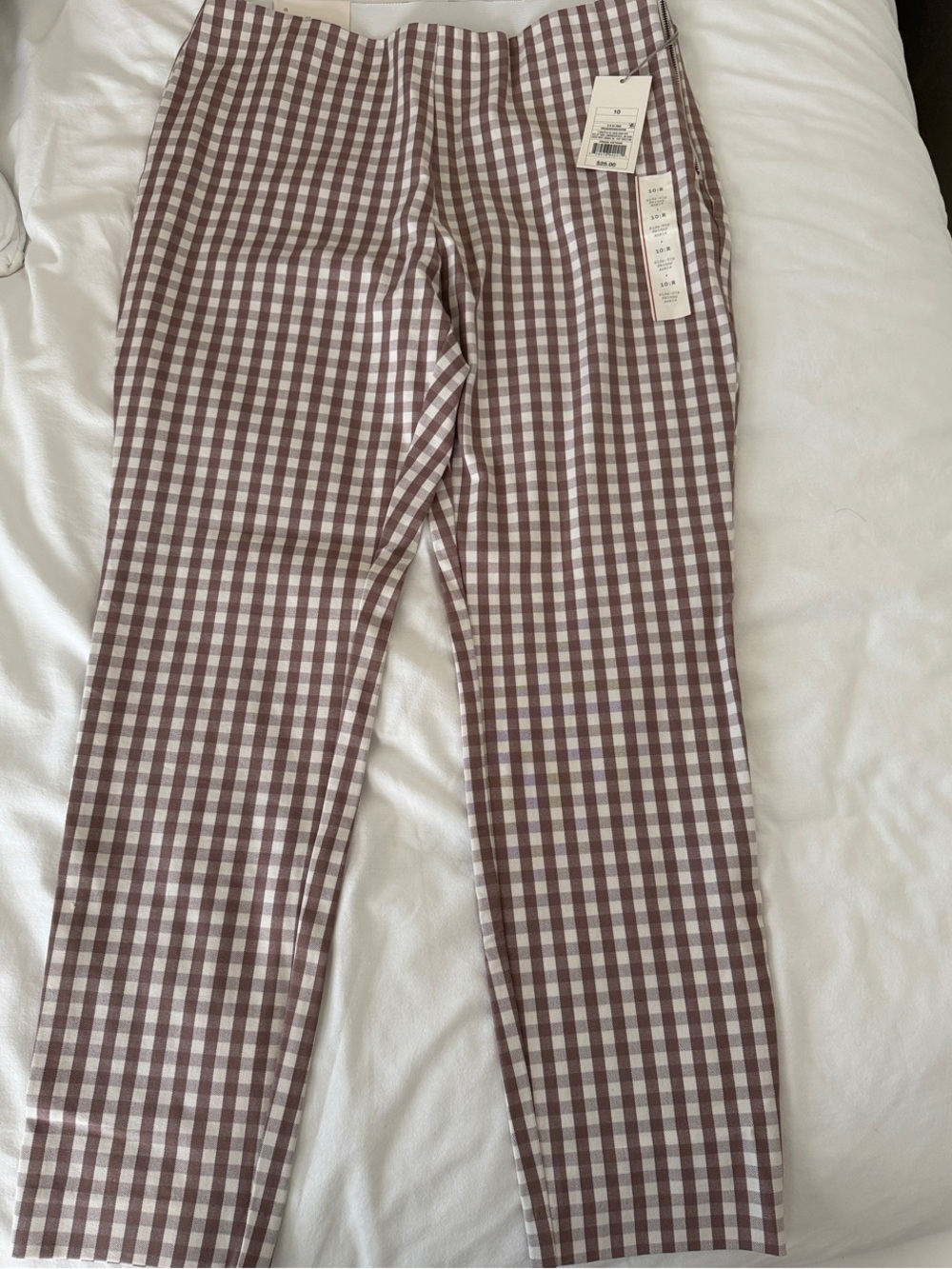A New Day Gingham Pants NWT